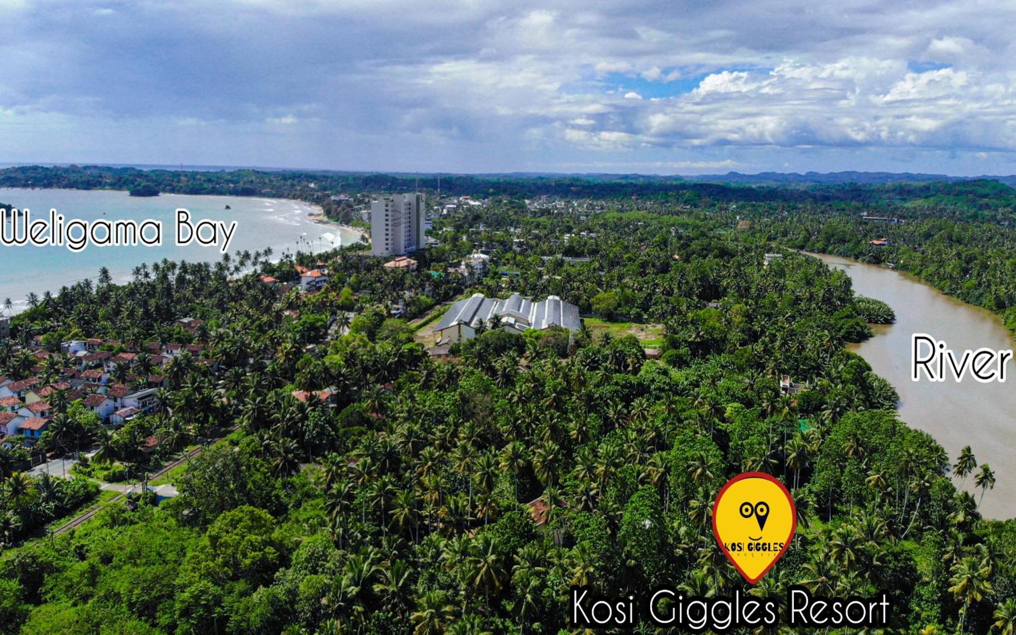 Kosi Giggles Resort Weligama Buitenkant foto